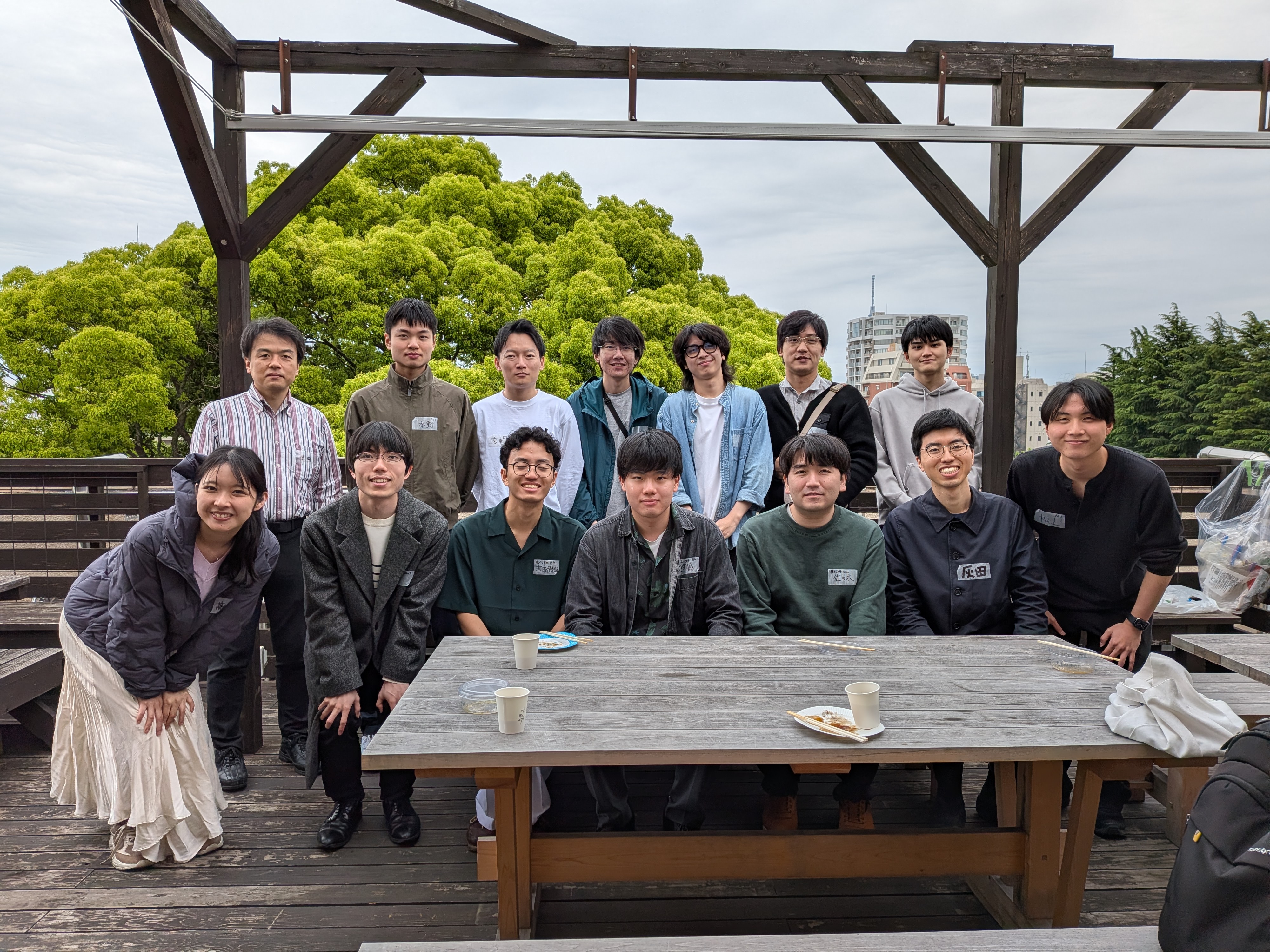Joint BBQ with Yoshioka Lab